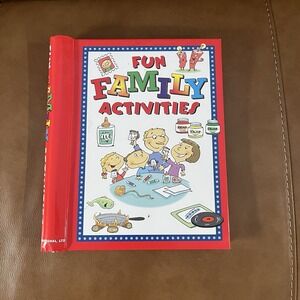 Fun Family Activities Hardcover Book - Games Crafts Recipes & More Fun Ideas